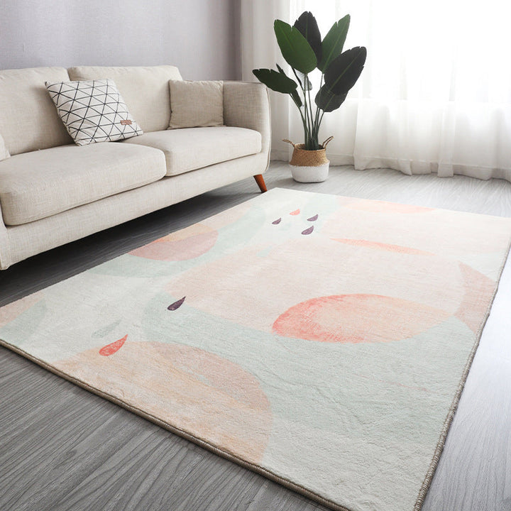 BowLift | Antique Living Room Rug Multicolored Flower Pattern Rug Non-Slip Back Pet Friendly Easy to Care Indoor Rug