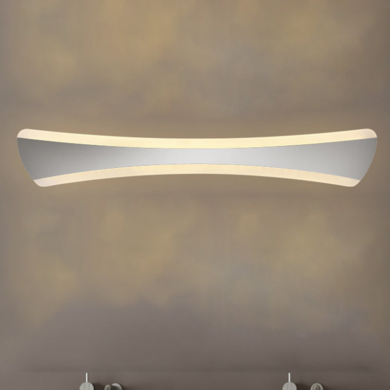 BowLift | 16.5"/20.5" Width Waterproof Fly-Vanity Lighting Light Minimalist Acrylic LED Bathroom Vanity Wall Lamp in Warm/White
