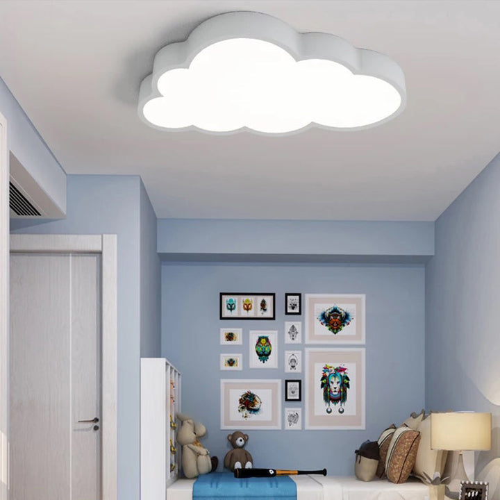 Child's Room LED Ceiling Lamp Cloud Design | Energy-Efficient Lighting | Playful Cloud Design for Bedrooms | Bowlift
