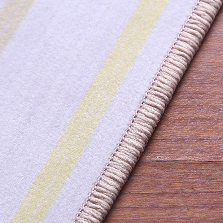 Modern geometric printed rug multicolored polyester rug non-slip machine washable rug for the bedroom | Bowlift