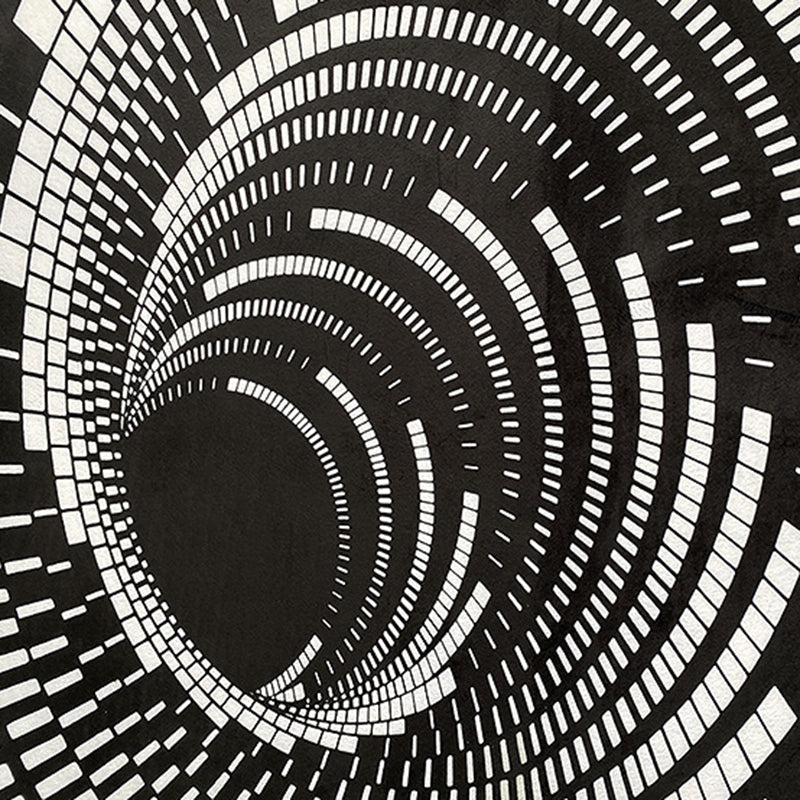 BowLift | Casual 3D-printed rug Multicolored Synthetic area rug Non-slip back Stain-resistant indoor rug for decoration