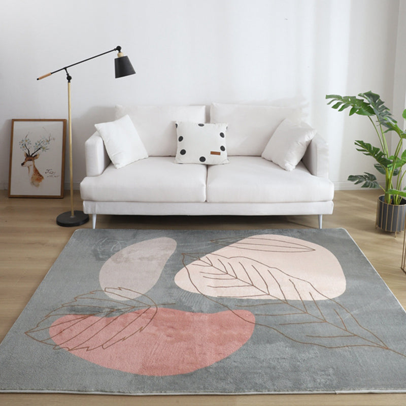 BowLift | Multicolored Living Room Rug Western Hand-Printed Area Rug Synthetic Non-Slip Carpet Pet-Friendly for Indoor Rugs