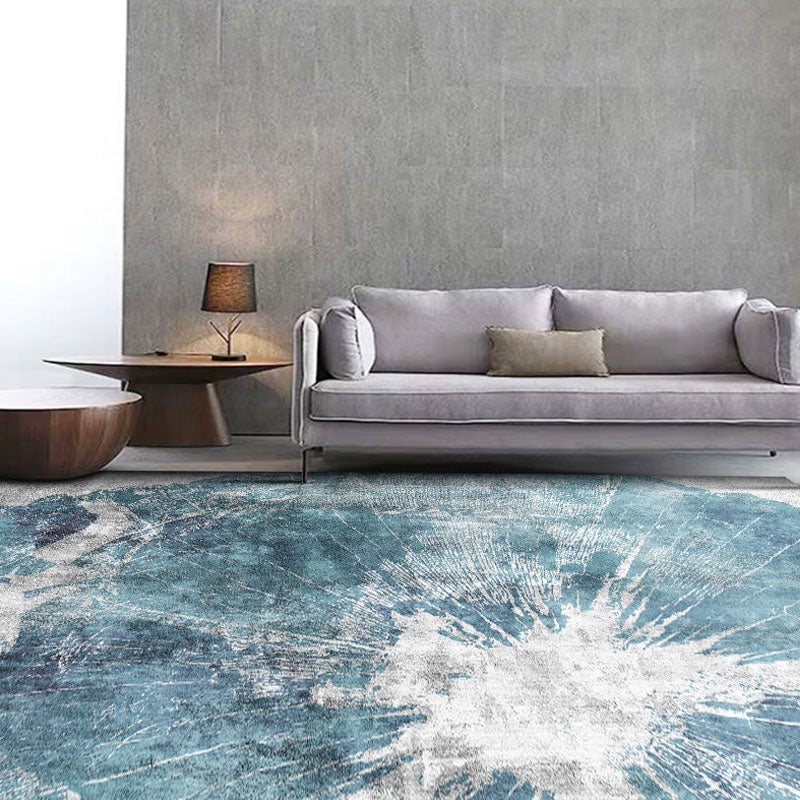 BowLift | Scandinavian abstract printed rug multicolored polypropylene rug for indoors non-slip underside pet-friendly area rug for the living room