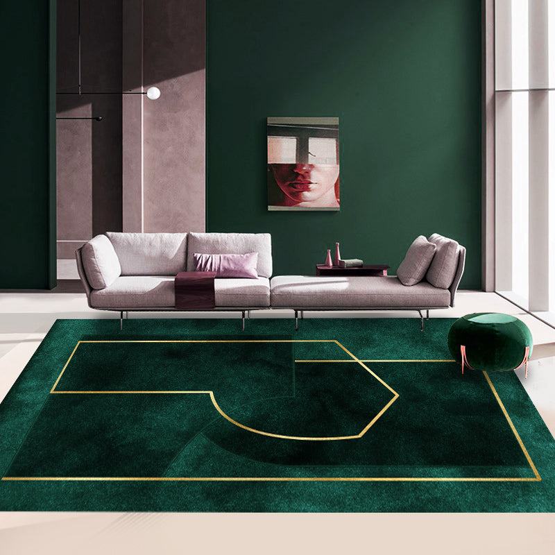 BowLift | Multicolor Geometric Printed Rug Cotton Blend New Area Rug Non-Slip Backing Pet-Friendly Indoor Rug for the Living Room