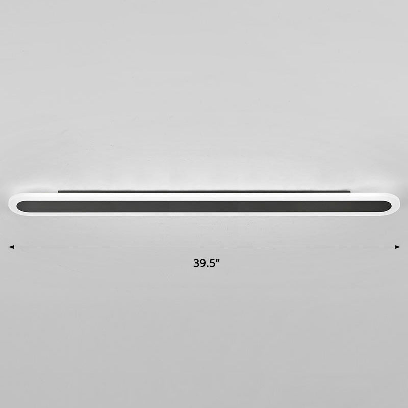 BowLift | Acrylic Bar-Shaped Wall Lighting Nordic Style LED Surface Wall Lamp for Hallway