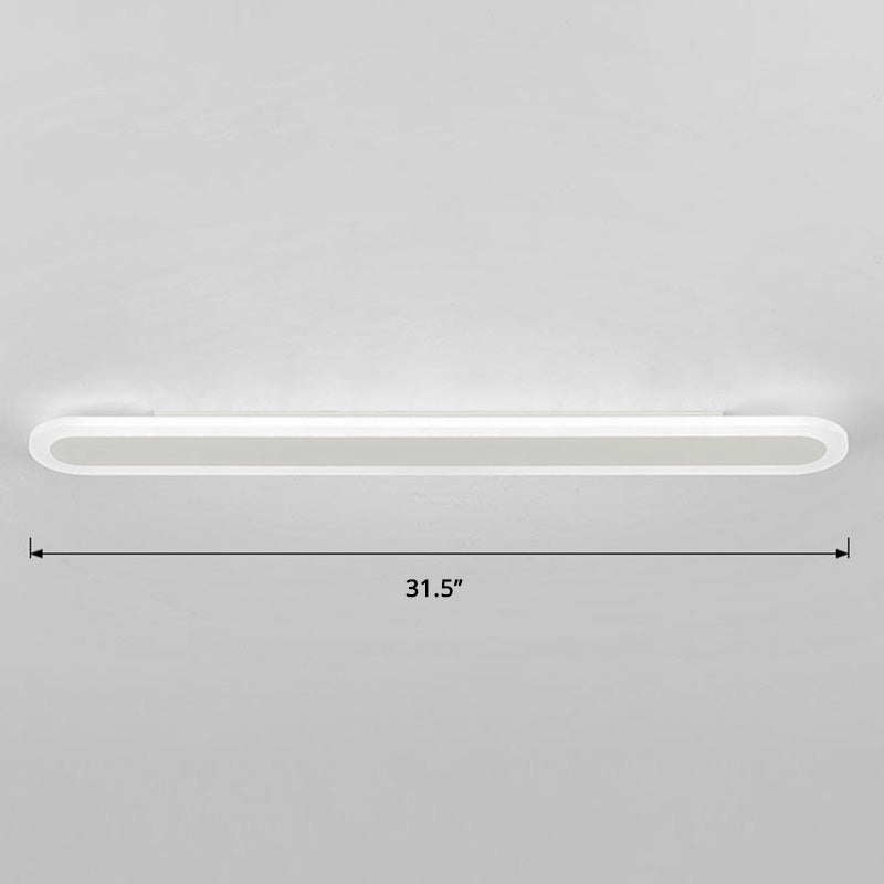 BowLift | Acrylic Bar-Shaped Wall Lighting Nordic Style LED Surface Wall Lamp for Hallway