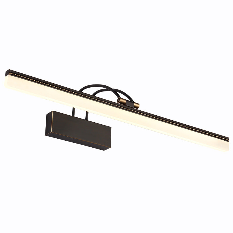 BowLift | Swivel Arm Bathroom LED Mirror Light Acrylic Minimalist Vanity Wall Light Decor