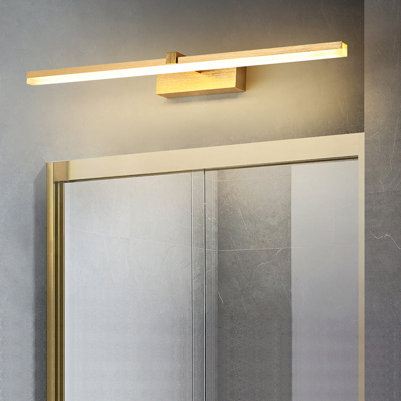 Gold Bathroom Lamp LED Modern Design | Bowlift
