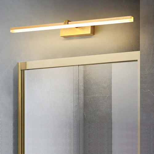 Gold Bathroom Lamp LED Modern Design | Bowlift