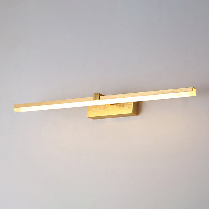 Gold Bathroom Lamp LED Modern Design | Bowlift