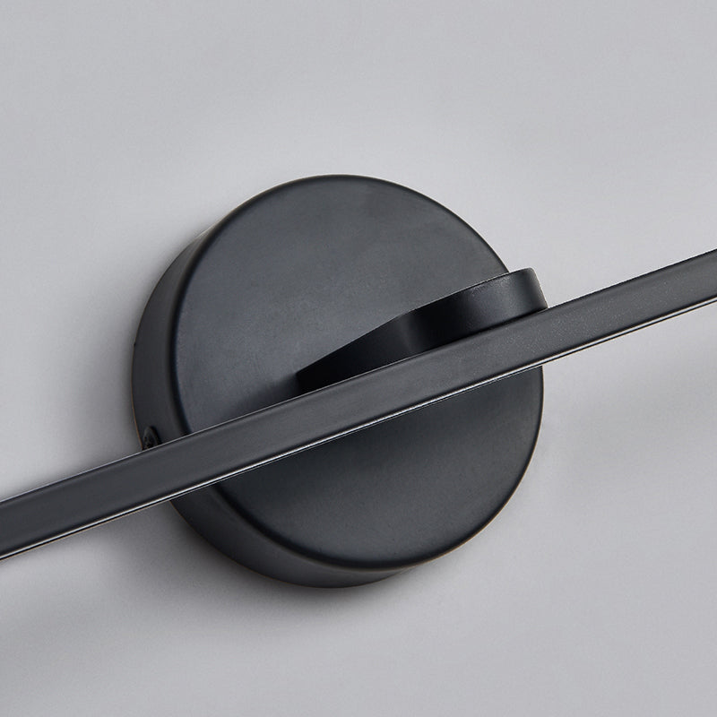 BowLift | Elliptical Metal LED Wall Lamp Simple Style Vanity Wall Lamp Fixture for Bathroom