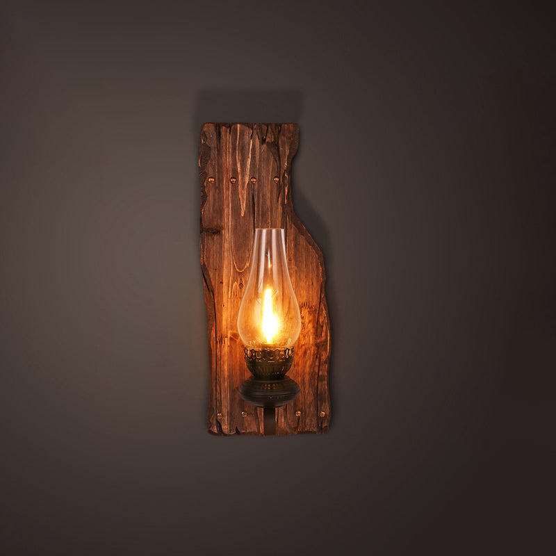 BowLift | Nautical Geometric Wall Lamp Wooden Wall Mount Lighting for Living Room