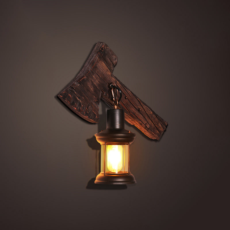 BowLift | Nautical Geometric Wall Lamp Wooden Wall Mount Lighting for Living Room