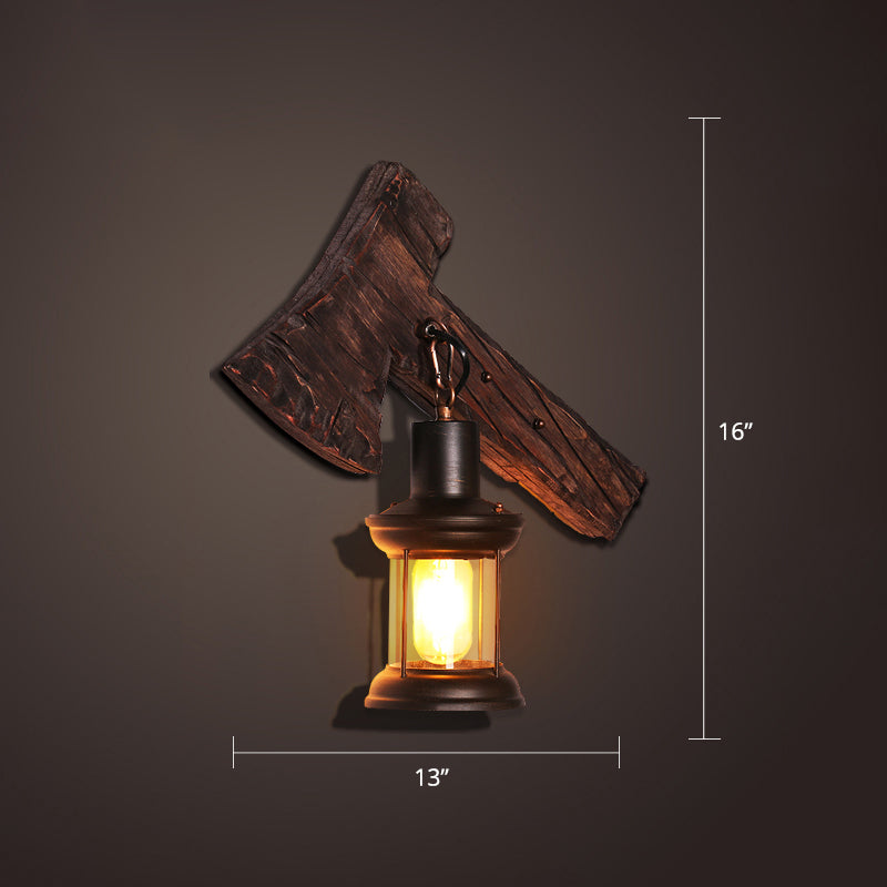 BowLift | Nautical Geometric Wall Lamp Wooden Wall Mount Lighting for Living Room