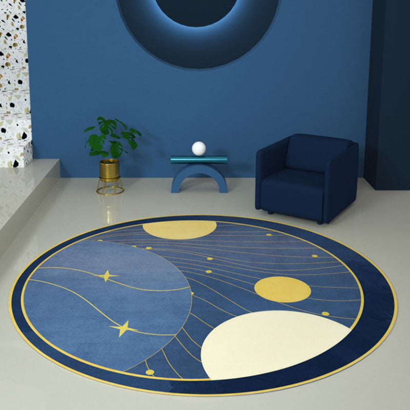 BowLift | Casual Color Block Carpet Multicolor Polypropylene Area Rug Non-Slip Backing Pet-Friendly Easy Care Indoor Rug for Room