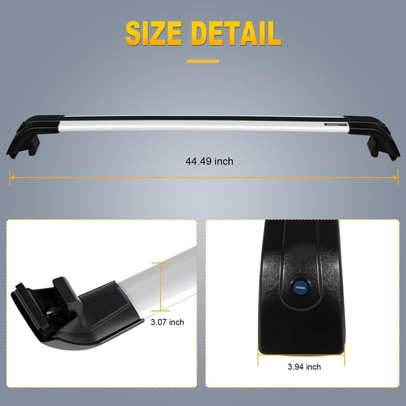 BowLift | Roof Rack for KIA Sorento 2015-2022 165LBS Load Capacity Roof Rack Cross Bars Bike Load Roof Cross Bars