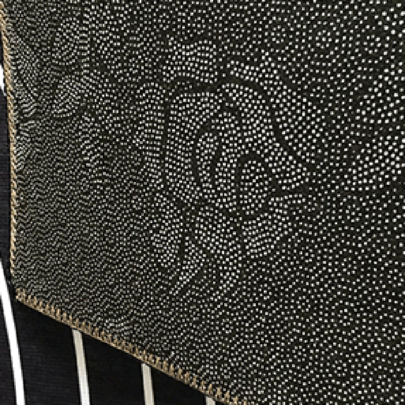 BowLift | Black Gray-White Striped Carpet Cotton Blend Novelty Area Rug Non-Slip Backing Machine Washable Indoor Rug for Room