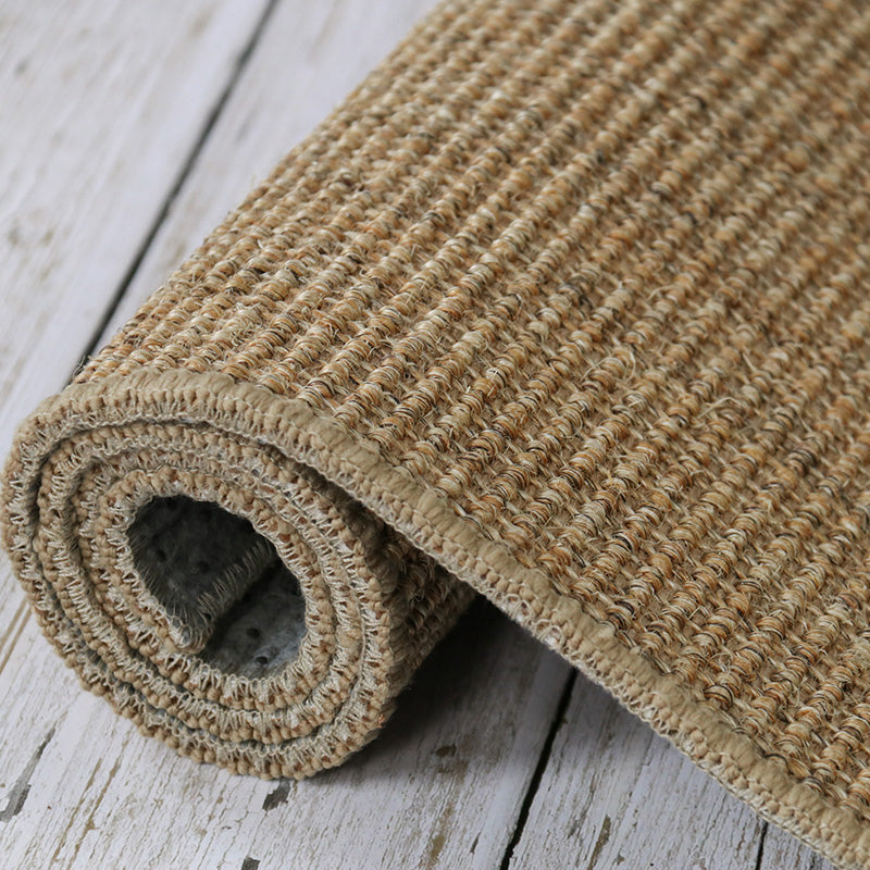BowLift | Cabin Solid Color Carpet Multicolored Sisal Area Rug Non-Slip Underlay Easy Care Pet-Friendly Indoor Rug for Decoration
