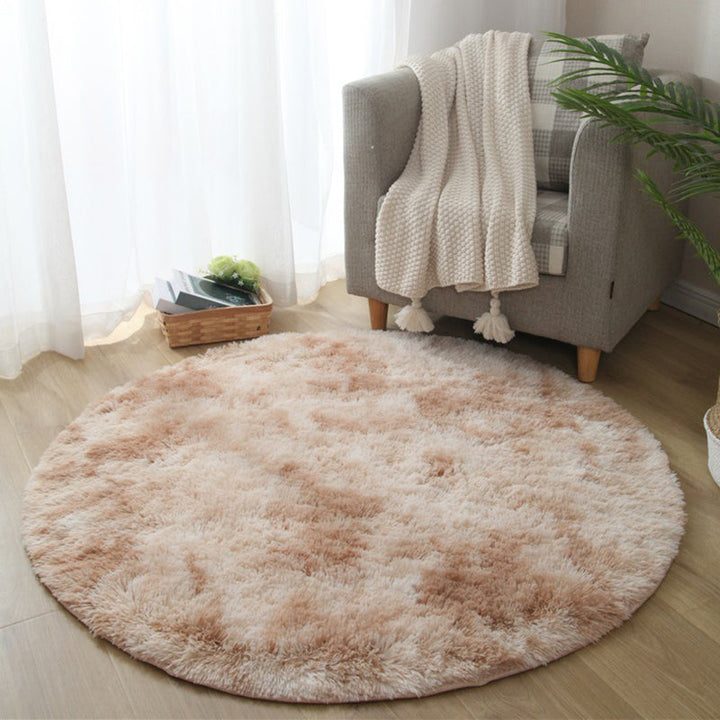 BowLift | New item Solid Color Rug Multicolored Fluffy Rug Non-Slip Backing Pet-Friendly Stain-Resistant Rug for Bedroom