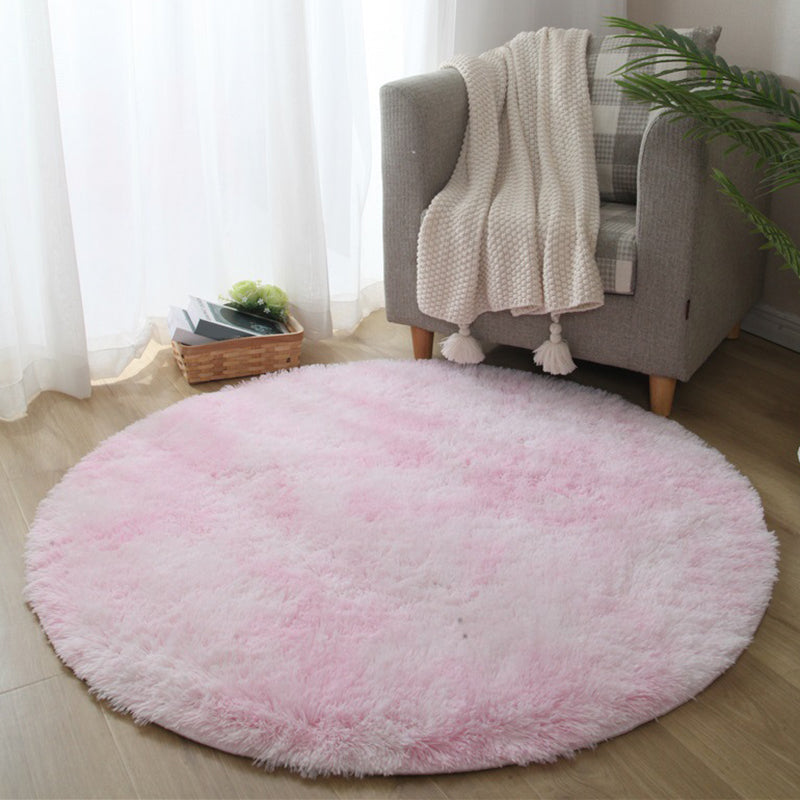 BowLift | New item Solid Color Rug Multicolored Fluffy Rug Non-Slip Backing Pet-Friendly Stain-Resistant Rug for Bedroom
