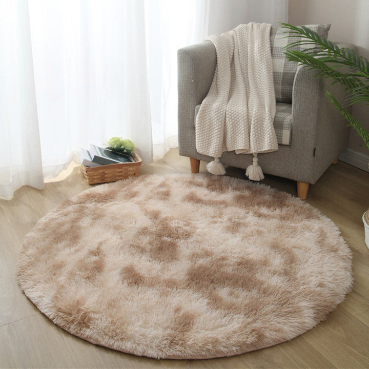 BowLift | New item Solid Color Rug Multicolored Fluffy Rug Non-Slip Backing Pet-Friendly Stain-Resistant Rug for Bedroom