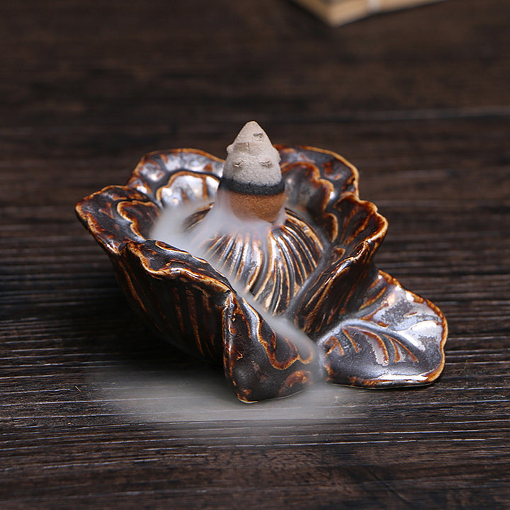 Elegant Flower-Shaped Incense Holder