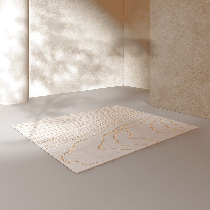 BowLift | Casual Decorative Rug Multicolored Striped Pattern Area Rug Non-Slip Back Stain Resistant Indoor Rug