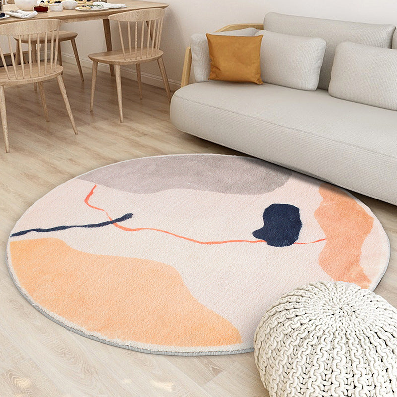BowLift | Multi-Color Nordic Rug Polypropylene Stripe Pattern Area Rug Non-Slip Backing Pet-Friendly Indoor Carpet for the Living Room