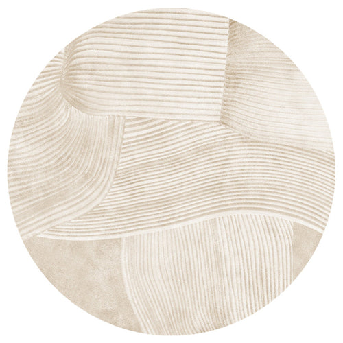 BowLift | Multi-Color Nordic Rug Polypropylene Stripe Pattern Area Rug Non-Slip Backing Pet-Friendly Indoor Carpet for the Living Room