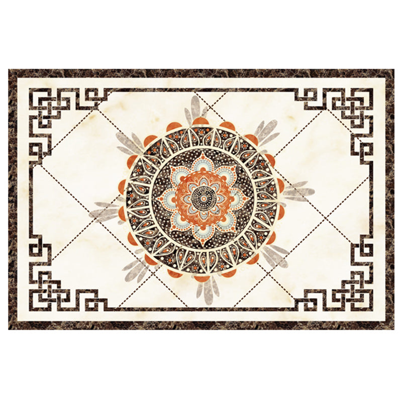 BowLift | Multicolored Novelty Rug Cotton Blend Plaid Pattern Area Rug Non-Slip Pet Friendly Carpet for the Living Room