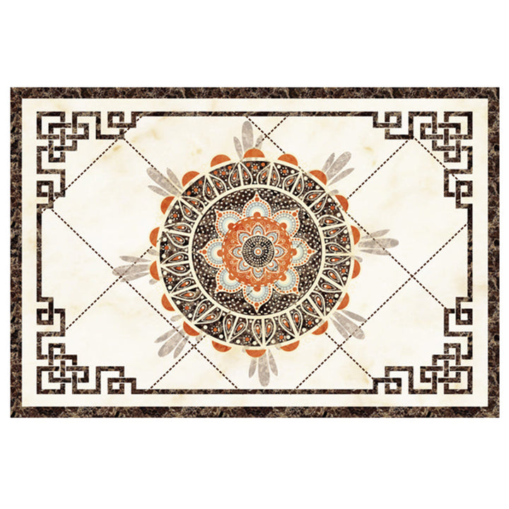 BowLift | Multicolored Novelty Rug Cotton Blend Plaid Pattern Area Rug Non-Slip Pet Friendly Carpet for the Living Room