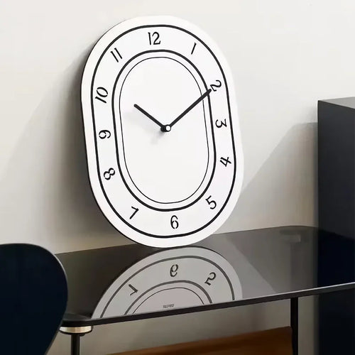 BowLift | Creative Minimalist White Wall Clock
