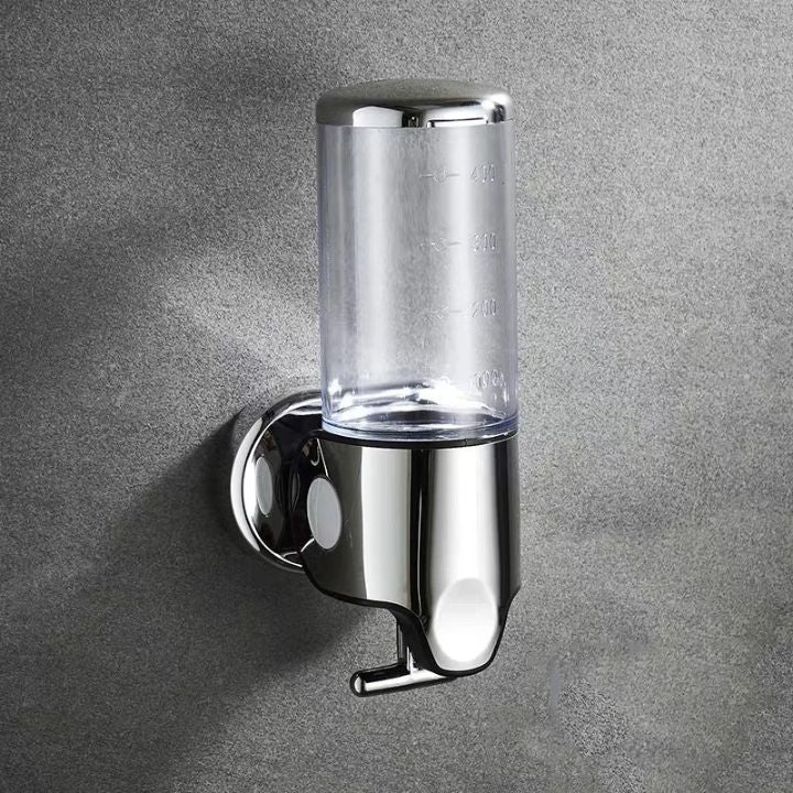 BowLift | Wall Mounted Soap Dispenser | SudsStation Bathroom Organizer | Stainless Steel & ABS | 16.9 fl oz | Set of 1–3