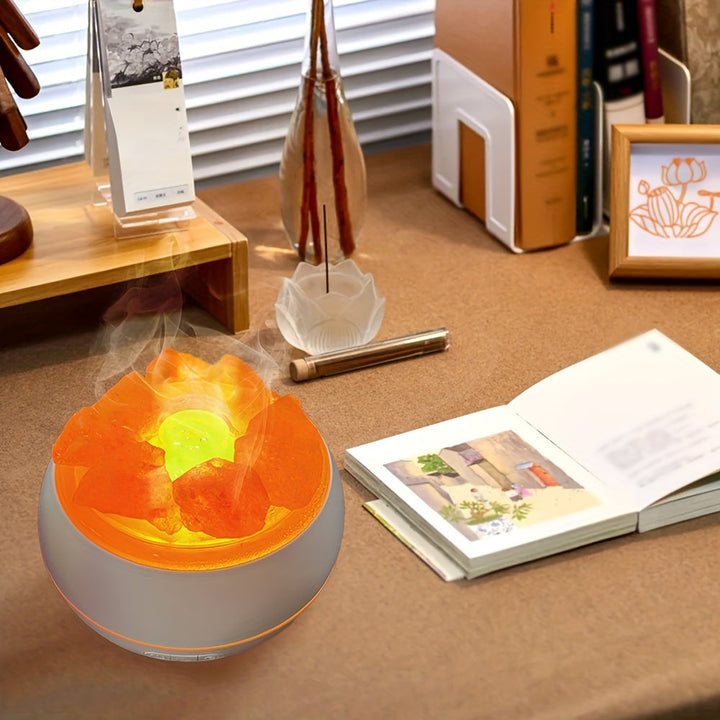 BowLift | Salt Lamp Diffuser - 3-in-1 Essential Oil Diffuser, Himalayan Salt Lamp & Air Humidifier