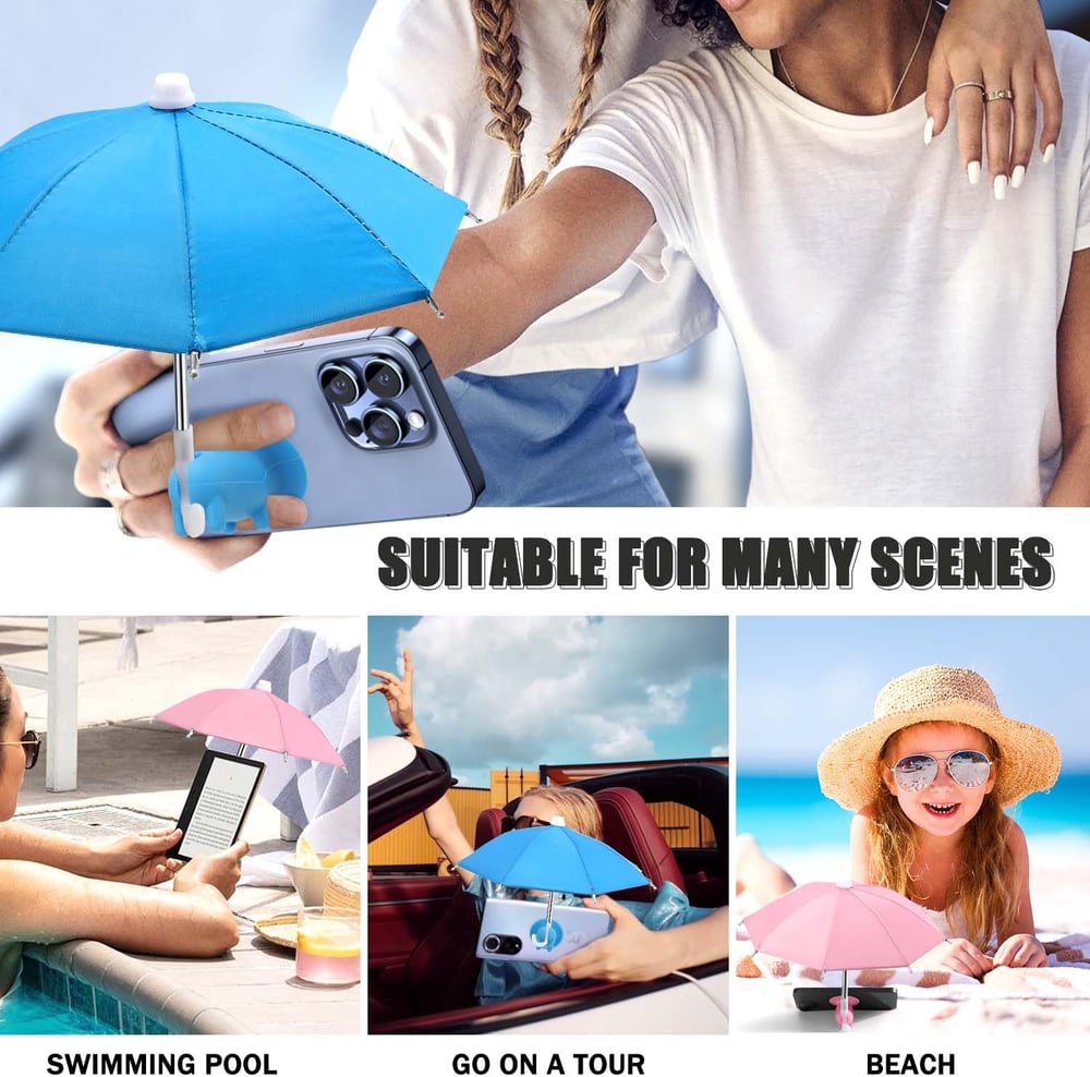 Phone Umbrella Suction Cup Stand for Sun | Bowlift