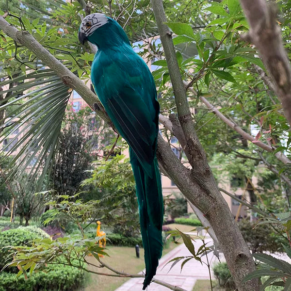 Life Experience Parrot Garden Ornament for Elegant Outdoor Areas Bowlift