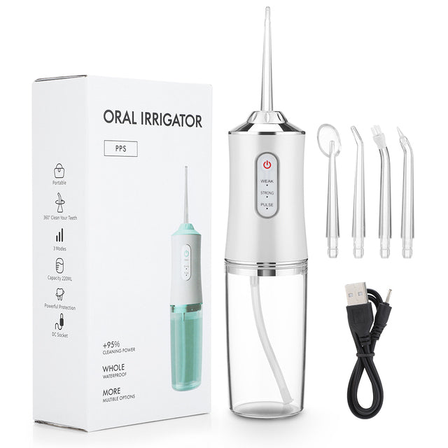 BowLift | Waterproof irrigator dental cleaner, cordless & rechargeable water floss