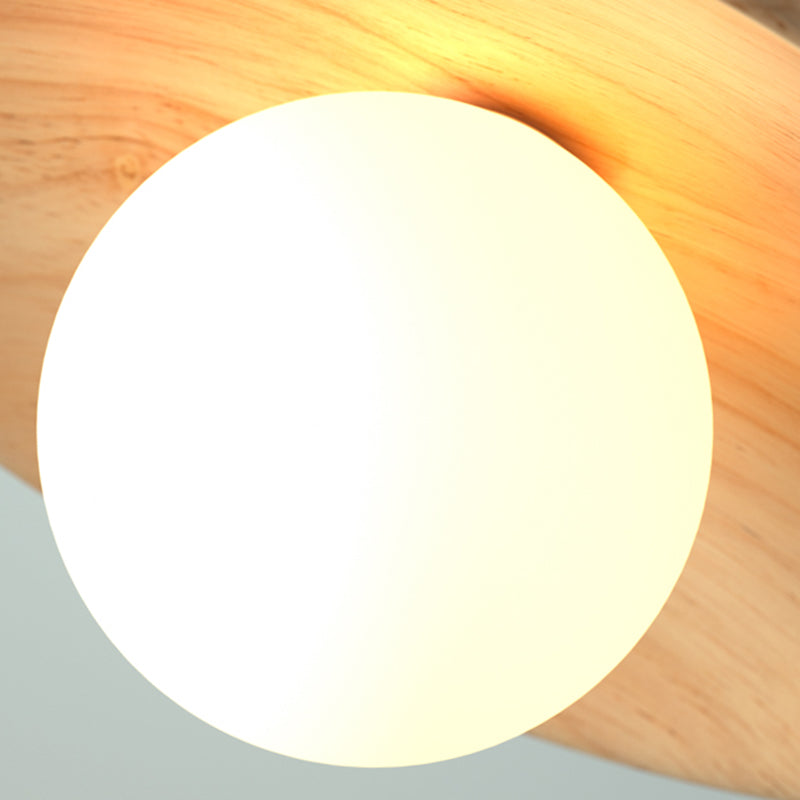 BowLift | ElegantWood Light - Modern wooden ceiling lamp for hallway