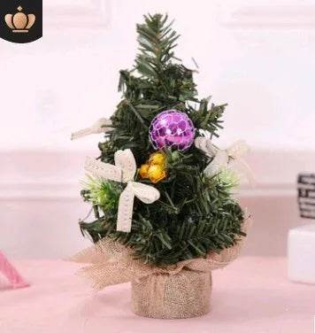 BowLift | Christmas Ornaments Tree 20cm Mini Christmas Decoration Tree Christmas Day Mall Decoration Desktop Ornaments Small Tree