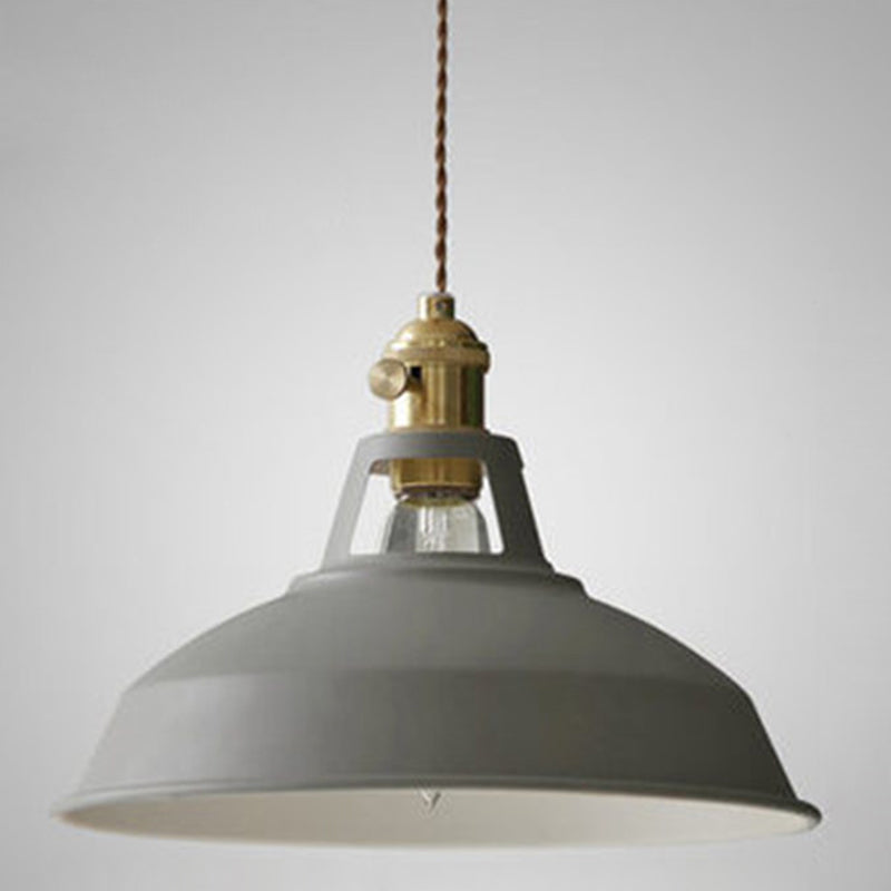 BowLift | Industrial Retro Pendant Lamp Metal 1-Light | Vintage Pendant Lamp For Restaurant & Dining Room | E27 LED compatible