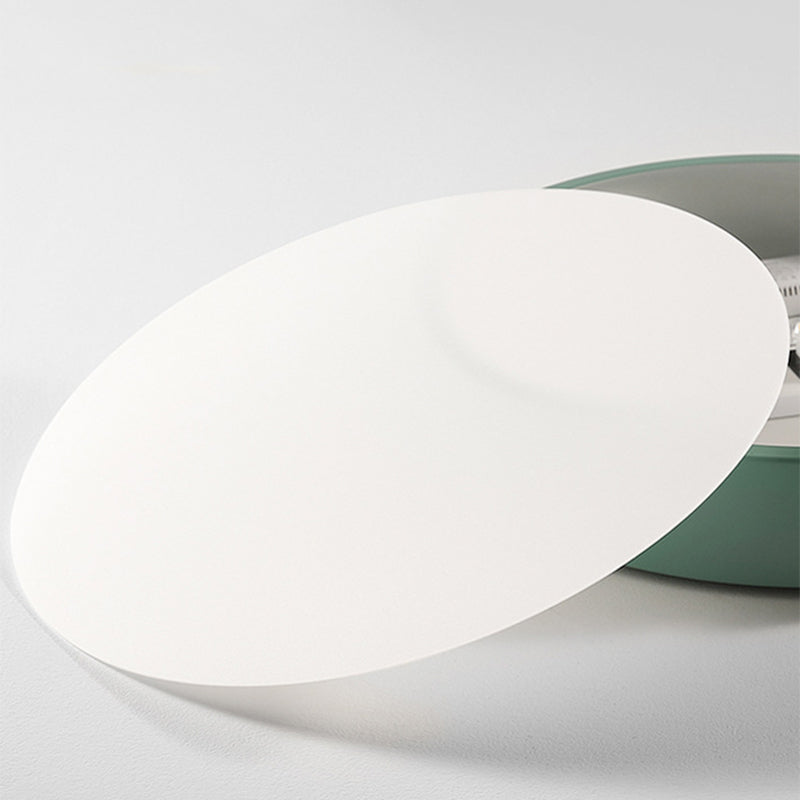 Modern LED Ceiling Lamp for Bedroom - Energy-Saving Acrylic and Metal Recessed Light, Various Colors | Bowlift