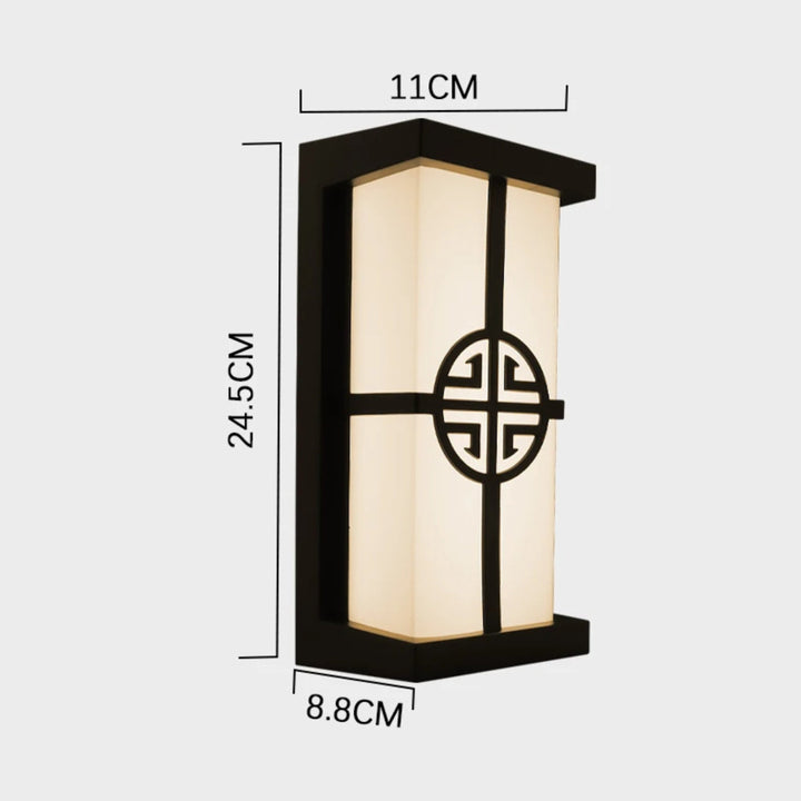 BowLift | LumeRadar – Modern LED Outdoor Wall Light with IP65 Waterproof & Motion Radar Sensor
