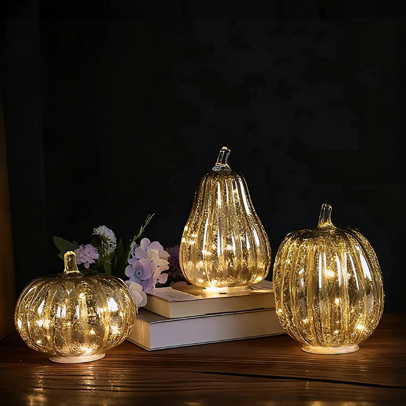 BowLift | HarvestGlow Hand-Blown Glass Lamp