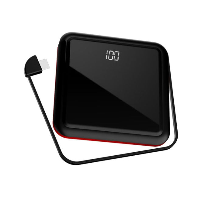 BowLift | Tinier & Thinner Solar Power Bank with 3-in-1 Concealable Cable