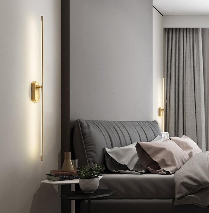 BowLift | Linear Stripes Wall Lighting Modern Metal Wall Mount Lamp for Bedroom Living Room