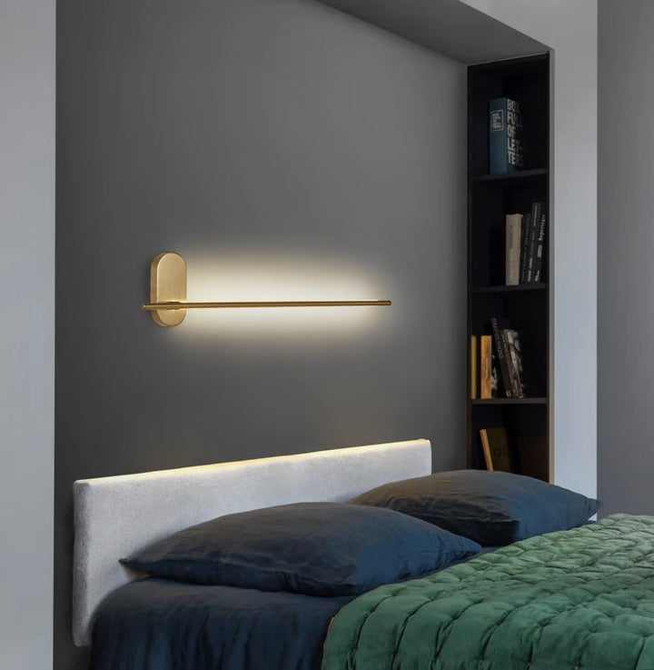 BowLift | Linear Stripes Wall Lighting Modern Metal Wall Mount Lamp for Bedroom Living Room