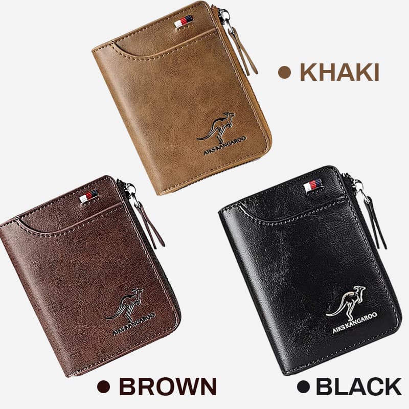 BowLift | Men's Essentials-Multi-functional RFID Blocking Waterproof Durable PU Leather Wallet
