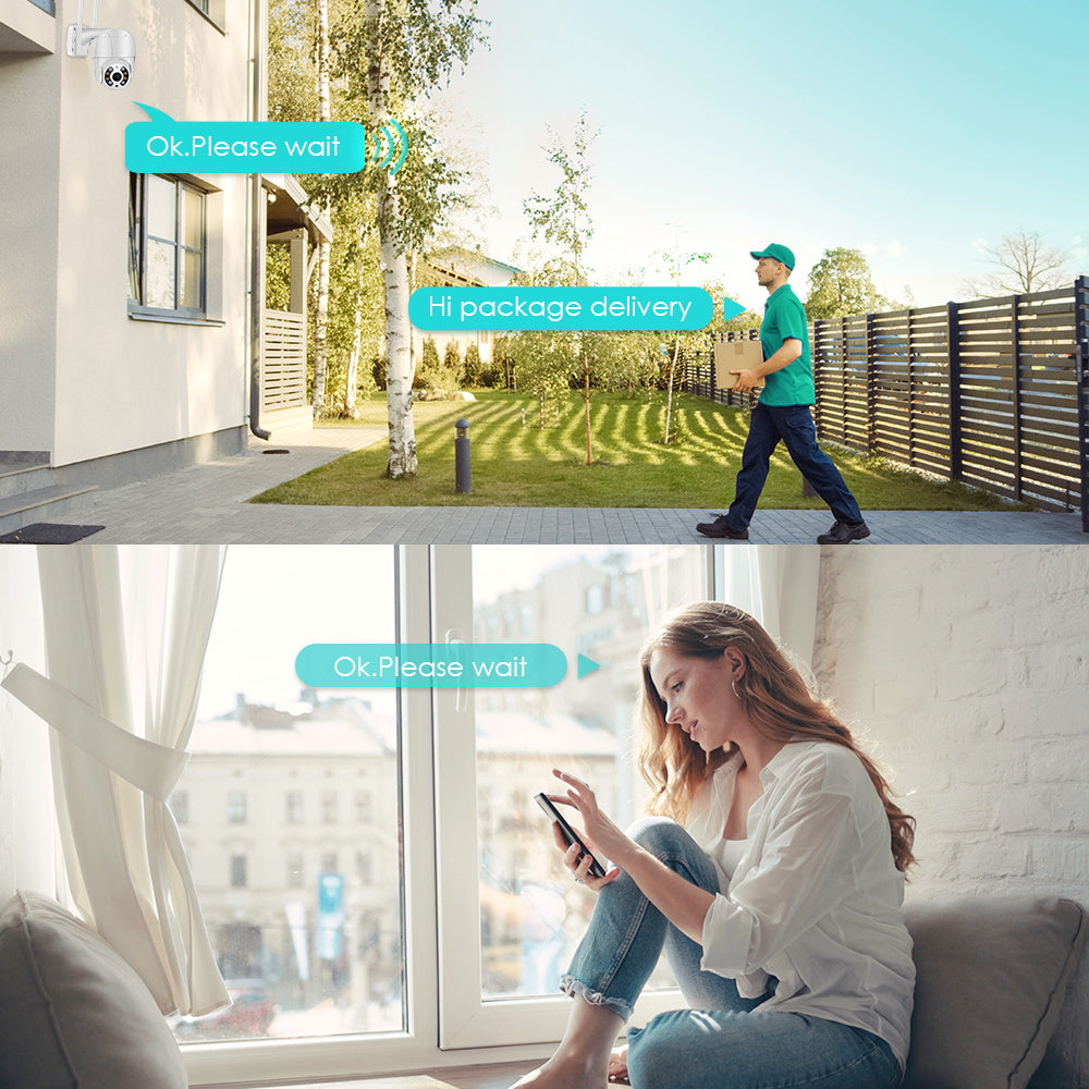 SecureView 360 – Wireless Security Camera with 360° Coverage | Bowlift