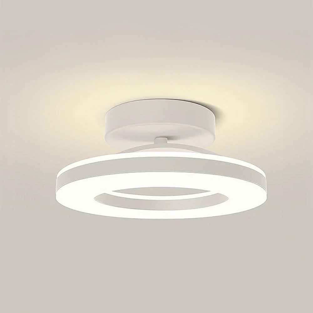 BowLift | ZAYNO Black LED Ceiling Light – Modern Flush Mount