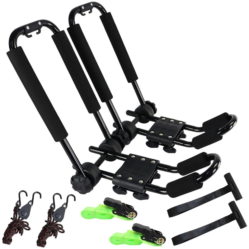 BowLift | Kayak Roof Rack J-Bar Rack for Kayak Surf Board Canoe SUP Ski Board Folding Kayak Roof Rack